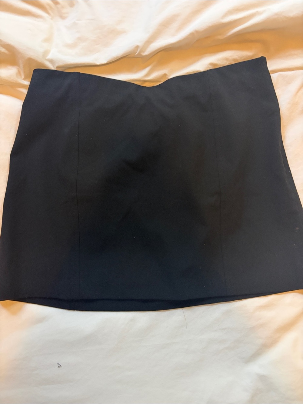 Sleek Black Mini Skirt
